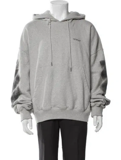 Pre-owned Off-white 2023 Arrow Hoodie In Gray