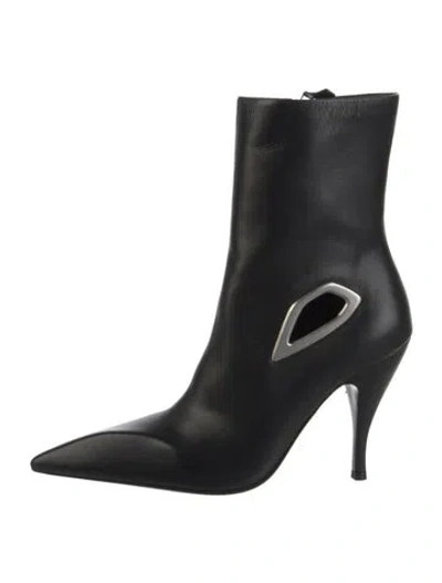 Pre-owned Off-white 2023 Crescent Boots In Black