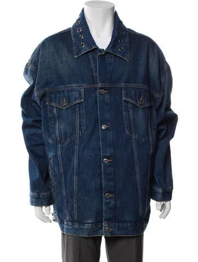 Pre-owned Off-white 2023 Denim Jacket In Blue