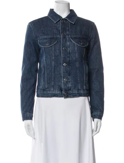 Pre-owned Off-white 2023 Denim Jacket In Blue