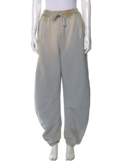 Pre-owned Off-white 2023 Distressed Accents Sweatpants In Blue