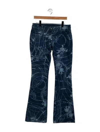 Pre-owned Off-white 2023 Flared Jeans In Blue