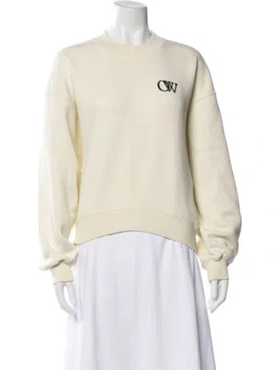 Pre-owned Off-white 2023 Graphic Print Sweater In Neutral