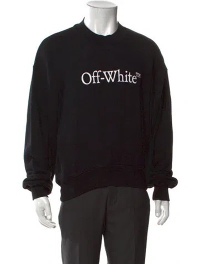 Pre-owned Off-white 2023 Graphic Print Sweatshirt In Black