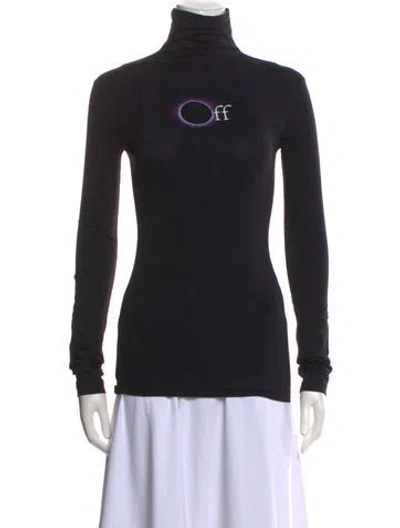 Pre-owned Off-white 2023 Graphic Print Sweatshirt In Black