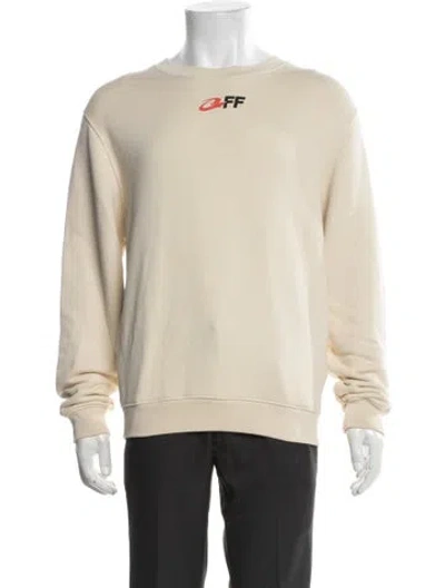 Pre-owned Off-white 2023 Graphic Print Top In Neutrals