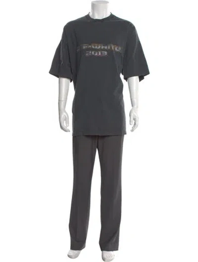 Pre-owned Off-white 2023 Graphic Print T-shirt In Gray