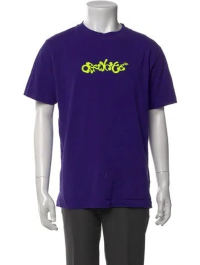 Pre-owned Off-white 2023 Graphic Print T-shirt In Purple