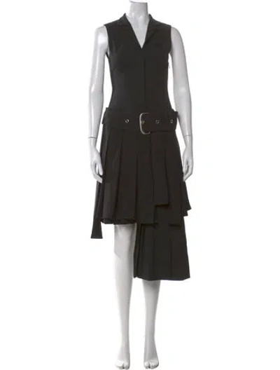 Pre-owned Off-white 2023 Knee-length Dress W/ Tags In Black