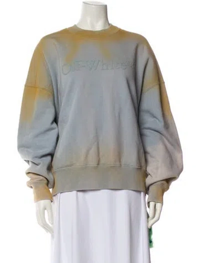 Pre-owned Off-white 2023 Laundry Sweatshirt W/ Tags In Blue