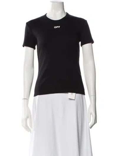 Pre-owned Off-white 2023 Logo T-shirt W/ Tags In Black