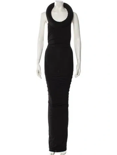 Pre-owned Off-white 2023 Long Dress In Blue