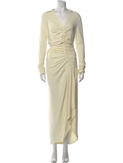 Pre-owned Off-white 2023 Long Dress In Neutral