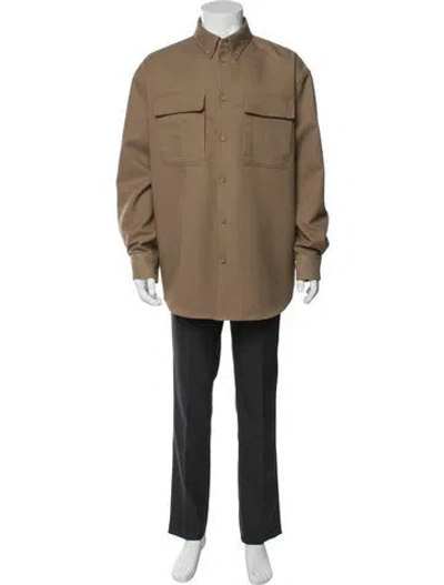 Pre-owned Off-white 2023 Long Sleeve Shirt In Brown