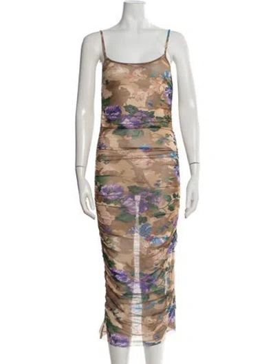 Pre-owned Off-white 2023 Midi Length Dress W/ Tags In Multicolor