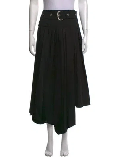 Pre-owned Off-white 2023 Midi Length Skirt In Black
