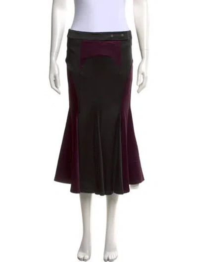 Pre-owned Off-white 2023 Midi Length Skirt W/ Tags In Black