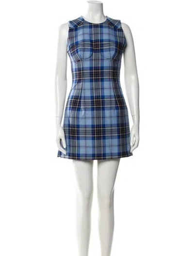 Pre-owned Off-white 2023 Mini Dress In Blue