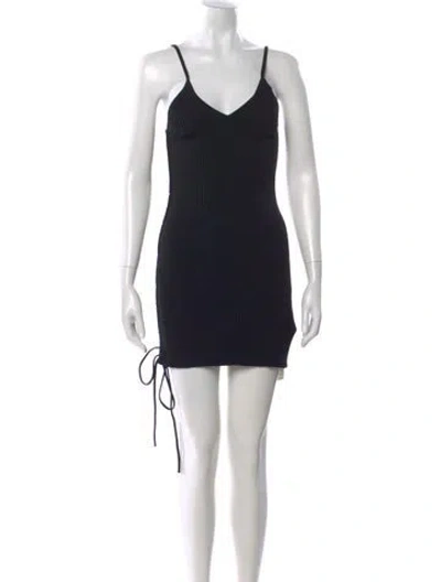 Pre-owned Off-white 2023 Mini Dress W/ Tags In Black