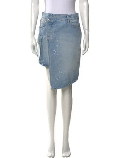 Pre-owned Off-white 2023 Mini Skirt In Blue