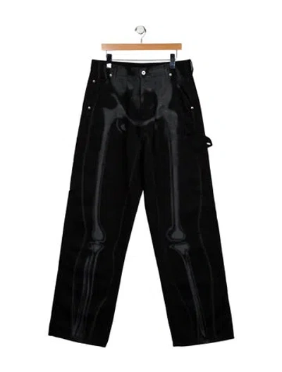 Pre-owned Off-white 2023 Relaxed Fit Jeans W/ Tags In Black