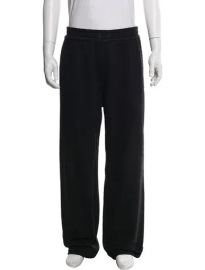 Pre-owned Off-white 2023 Signature Logo Lounge Bottoms In Black