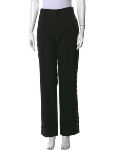Pre-owned Off-white 2023 Straight Leg Pants In Black