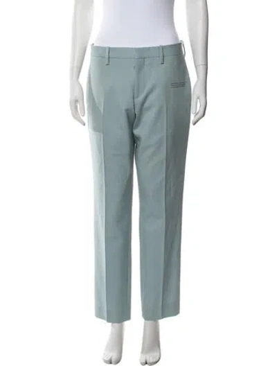 Pre-owned Off-white 2023 Straight Leg Pants In Blue