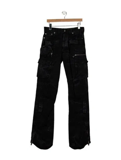 Pre-owned Off-white 2023 Straight-leg Jeans W/ Tags In Black
