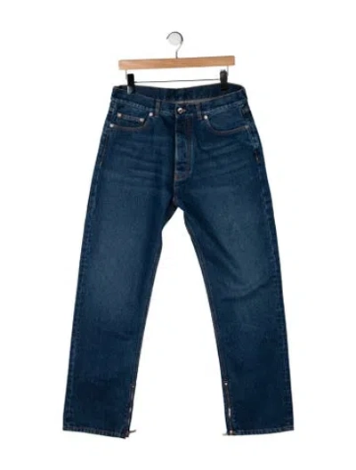 Pre-owned Off-white 2023 Straight-leg Jeans W/ Tags In Blue
