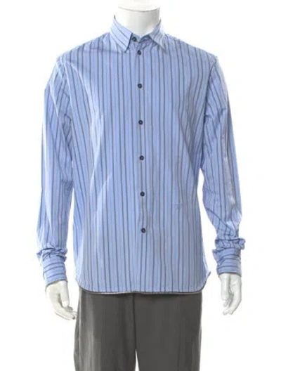 Pre-owned Off-white 2023 Striped Shirt In Blue