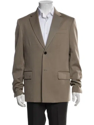 Pre-owned Off-white 2023 Virgin Wool Blazer In Neutral