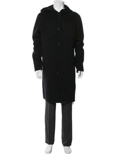 Pre-owned Off-white 2023 Virgin Wool Overcoat W/ Tags In Gray