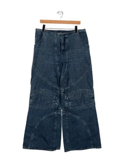 Pre-owned Off-white 2023 Wide Leg Jeans In Blue