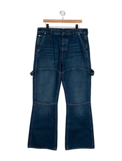 Pre-owned Off-white 2023 Wide Leg Jeans W/ Tags In Blue