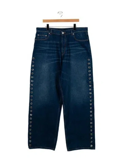 Pre-owned Off-white 2023 Wide Leg Jeans W/ Tags In Blue
