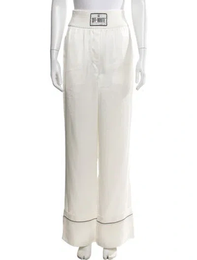 Pre-owned Off-white 2023 Wide Leg Pants In Neutrals