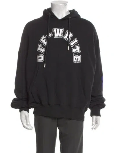 Pre-owned Off-white 2024 Graphic Print Hoodie In Gray