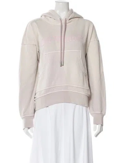 Pre-owned Off-white 2024 Graphic Print Hoodie In Neutral