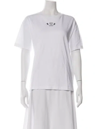 Pre-owned Off-white 2024 Graphic Print T-shirt In White