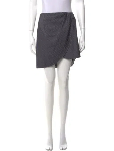 Pre-owned Off-white 2024 Mini Skirt In Gray