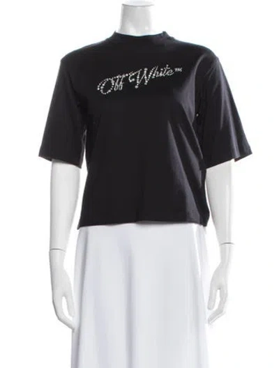 Pre-owned Off-white 2024 Stars Logo T-shirt In Black