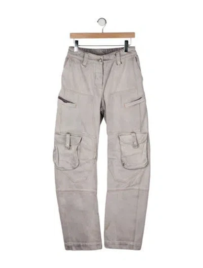 Pre-owned Off-white 2024 Straight Leg Jeans In Neutral