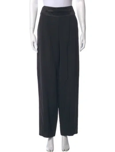 Pre-owned Off-white 2024 Straight Leg Pants In Black