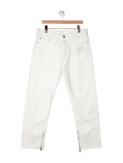 Pre-owned Off-white 2024 Straight-leg Jeans W/ Tags In Neutrals