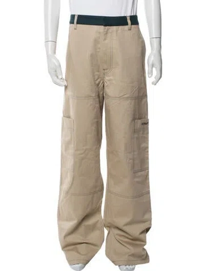 Pre-owned Off-white 2025 Cargo Pants In Neutrals