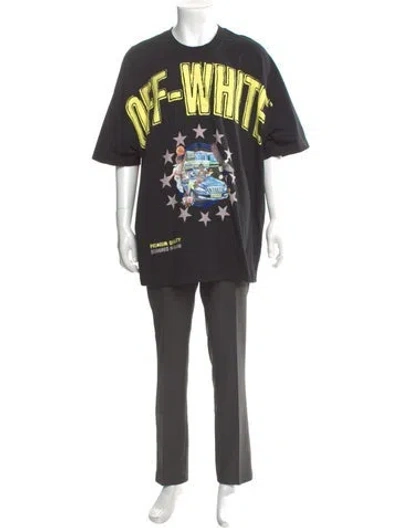 Pre-owned Off-white 2025 Fresco Star T-shirt In Green