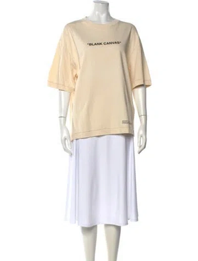Pre-owned Off-white 2025 Graphic Print T-shirt In Neutral