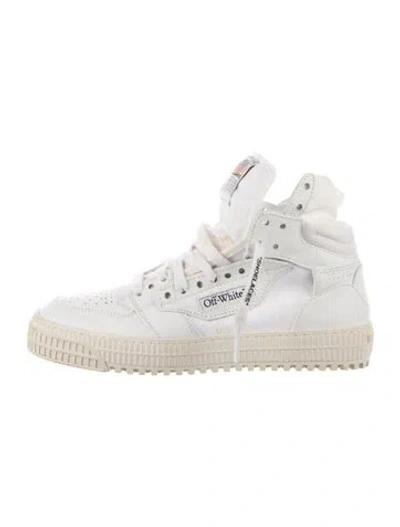 Pre-owned Off-white 3.0 Court Athletic Sneakers In White