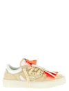 Off-white Perforated Leather Sneaker In Brown